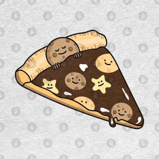 Funny cookie pizza by spontania